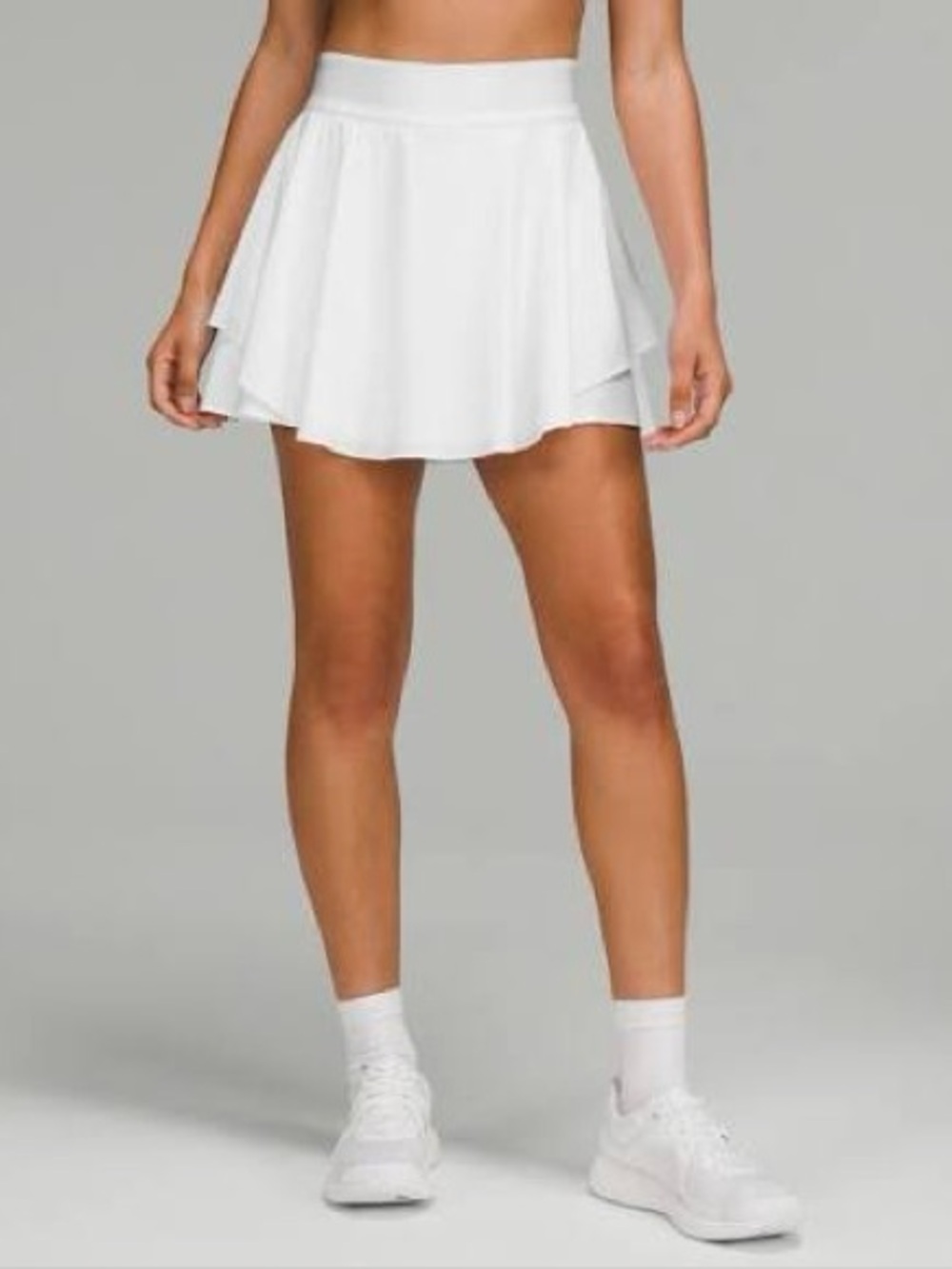 lululemon athletica Women's White Court Rival Athletic Skirt size 6